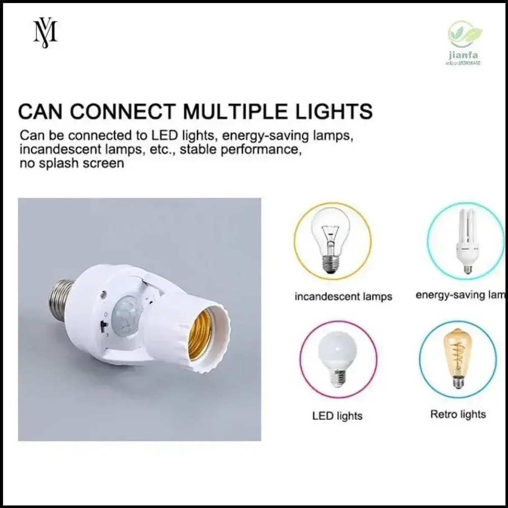 Патрон для лампы, Цоколь:E27, 60 Вт, Накаливания, 1 шт.