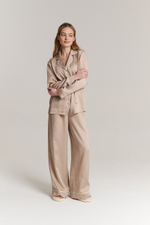 Пижама из тенселя с кантом - размер S