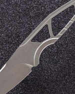 ПРЕДЗАКАЗ Туристический скелетный нож STEELBRO STORMBORN Stonewash сталь DC53 (зеленый Kydex)