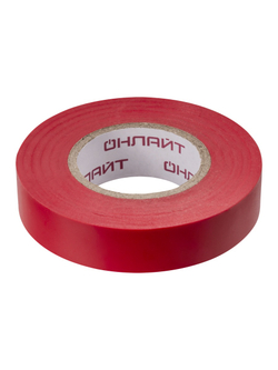 Изолента ПВХ 15мм (рул.20м) 71 678 OIT-B15-20/R красн. ОНЛАЙТ 71678