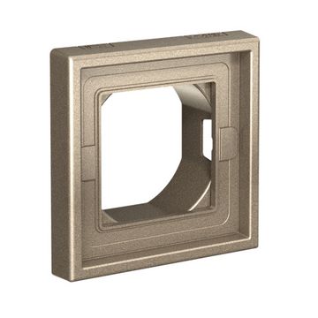 Рамка 1-м ArtGallery IP44 шампань SE GAL440501