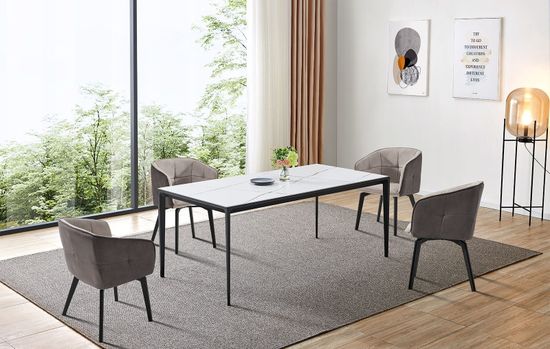 Стол Varna белая керамика 180