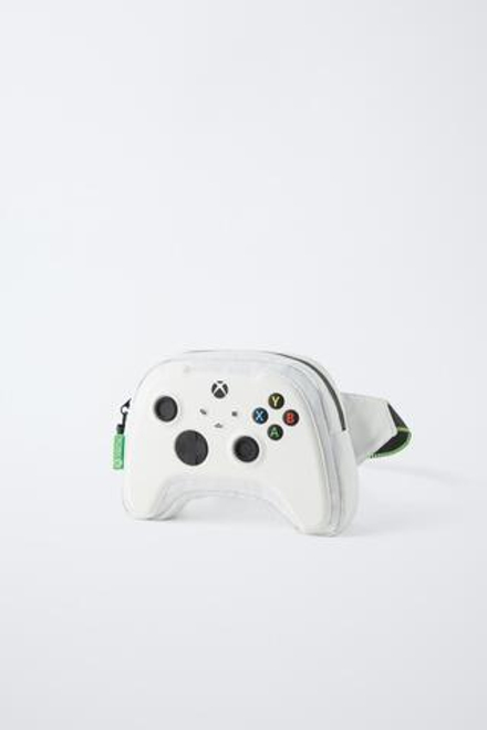 ZARA ПОЯСНАЯ СУМКА XBOX, БЕЛЫЙ
