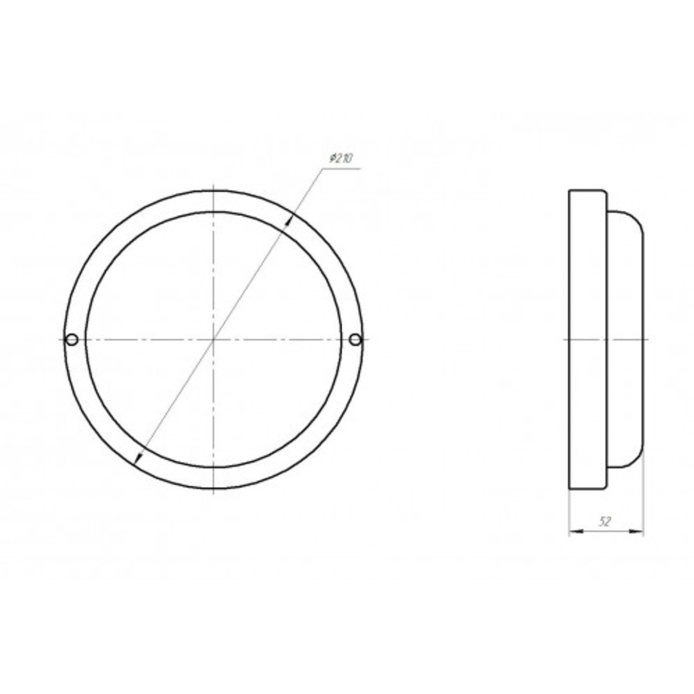 Светильник ЖКХ светодиодный ЭРА SPB-201-0-65K-018 IP65 18Вт 6500К D185 круг