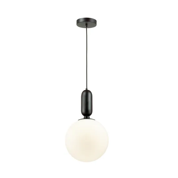 4671/1 PENDANT ODL20 471 черный/белый Подвес E27 1*40W (тип лампы СВЕЧА ) 220V OKIA