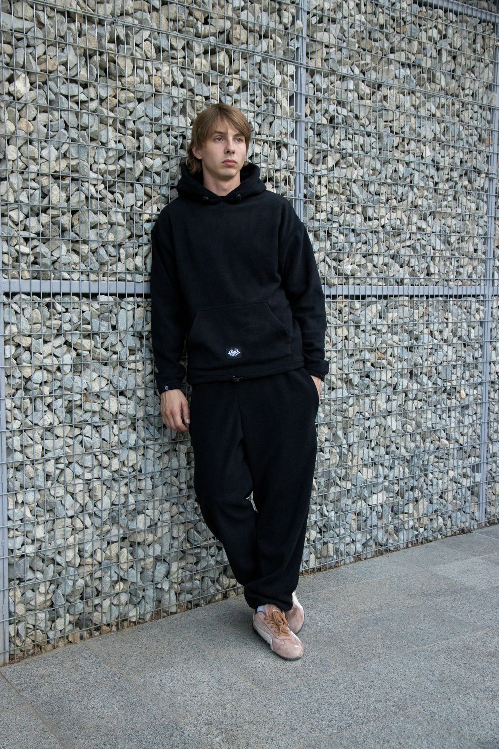 Худи Hook Утяжка Лого черное