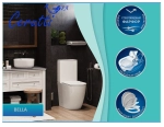 Унитаз BELLA напольный безободковый высокий Ceruttispa CT8709 (620х385х920)
