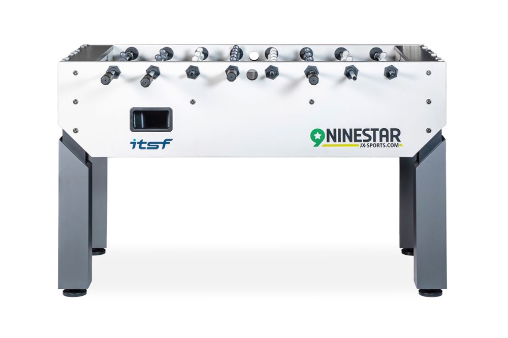Игровой стол - футбол "Nine Star Iron Pro ITSF Grey" (144х75,5х90)_D2