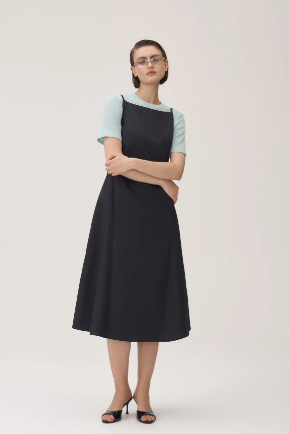 Платье миди из хлопка