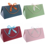 Пакет подарочный «Бант» 15.5*27*14 см, микс