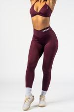 Леггинсы V-Cut Lace-Up Sculpting Leggings OWN YOUR POWER 426 Бордовые