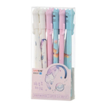 Ручка гелевая, пиши-стирай, Basir, синие чернила, серия "ПЛАНЕТА КОШЕК", разноцветный корпус