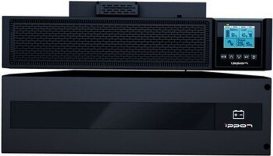 Источники бесперебойного питания (UPS, ИБП) IPPON Источник бесперебойного питания Ippon Innova RT II 6000 6000Вт 6000ВА черный