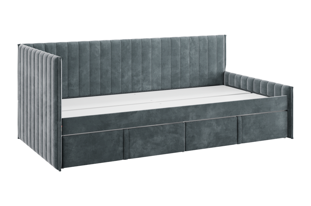 Кровать тахта с ящиком Твикс 900*2000 (велюр) МФ Мебельсон, г. Ижевск