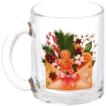 Кружка стеклянная 320мл «Зимняя фантазия» 6 видов