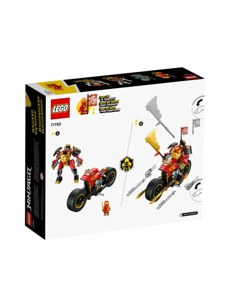 Конструктор NINJAGO 71783 Робот-гонщик Эво Кая