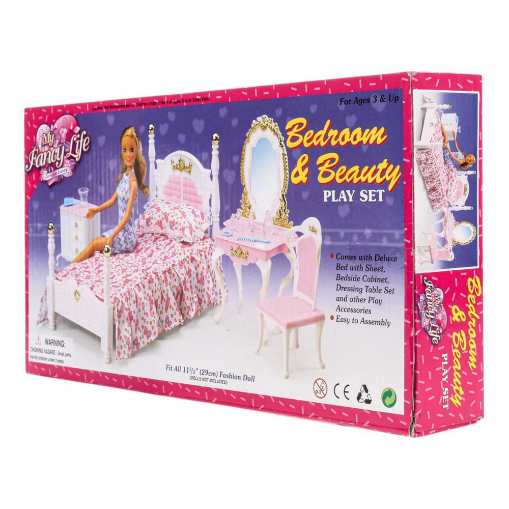 Мебель для кукол "Уютная спальня" 302810