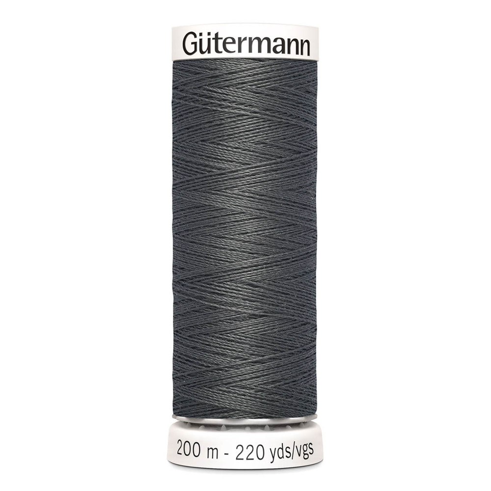 01 Нить Sew-All 100/200 м для всех материалов, 100% полиэстер Gutermann 748277 (702 мышино-серый)