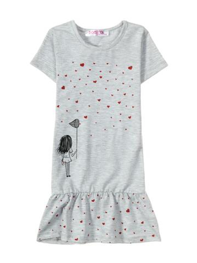 Платье"Catcher grey" р.116 сер (Sladik Mladik) BZ190