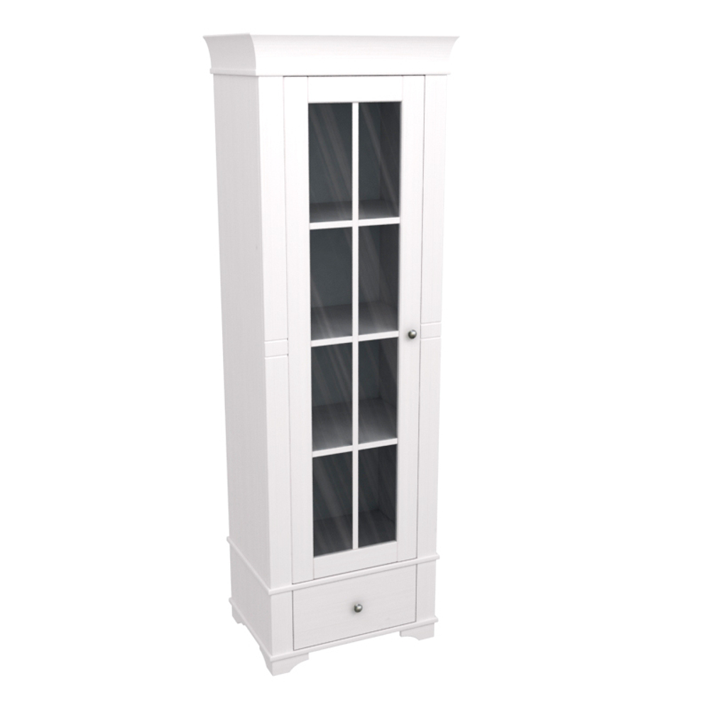 Витрина «Бейли» белый воск