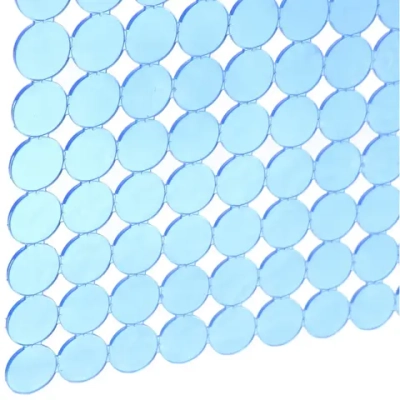 Коврик для раковины «Шарики» 32*27см голубой