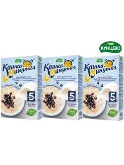 Овсяная каша за 5 мин Черная смородина, 43г*15шт