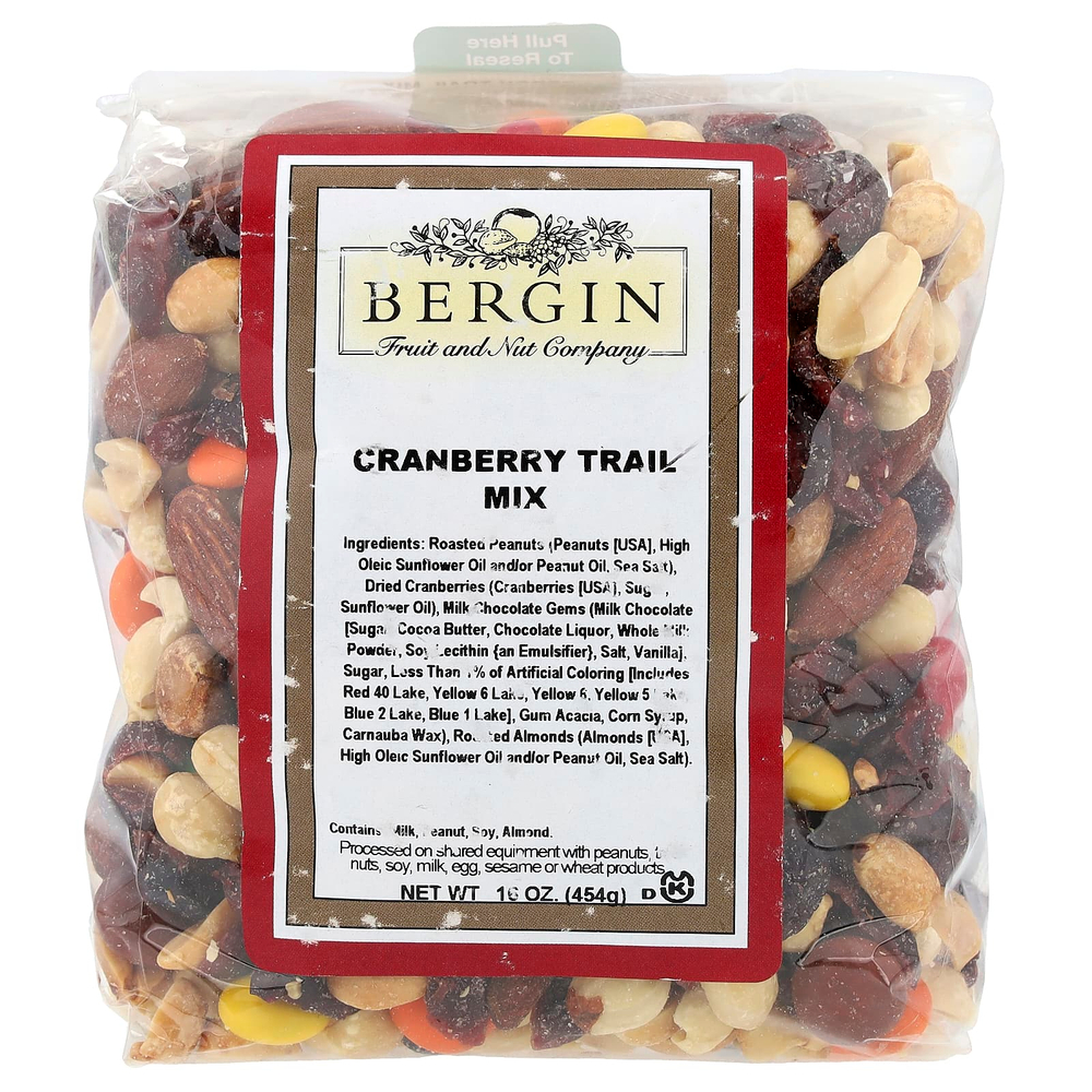 Bergin Fruit and Nut Company, Смесь клюквы, 454 г (16 унций)