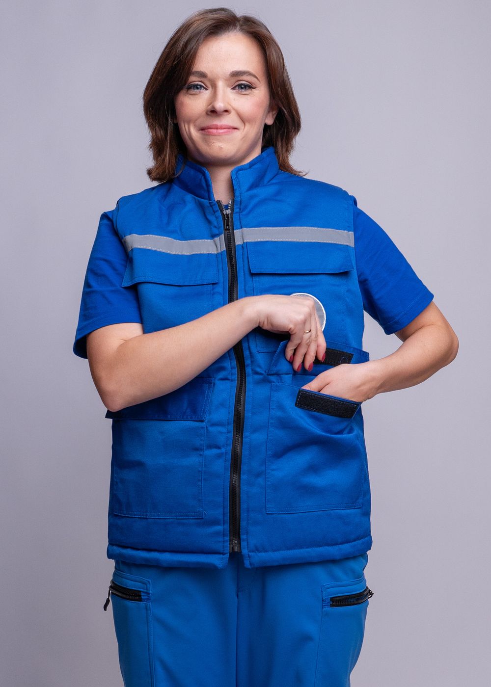 Жилет утепленный женский Скорая помощь MedicLine