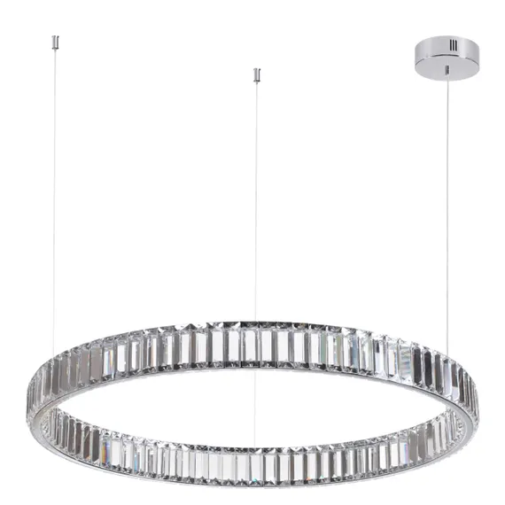 4930/45L L-VISION ODL24 591 хром/прозрачный металл/хрусталь Люстра LED 45W 4000K 5350Лм VEKIA