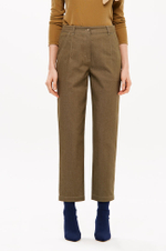 31188 Джинсы женские (оливковый джинс)