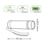 Фонарь Gauss LED ручной модель GFL107 2W 120lm 3xAAA