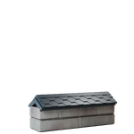 Парапет полимеркомпозитный Everest 130*510 (0,5 кирпич) серый