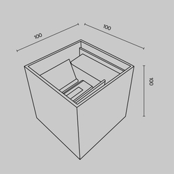 Архитектурная подсветка Outdoor O572WL-L6B