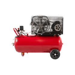 Компрессор ROSSVIK СБ4/С-200.LB40, 580 л/мин, 10 бар, ресивер 200 л, 380 В/3 кВт, красный