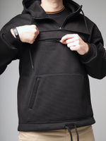 Худи анорак черный Город Горький мужское