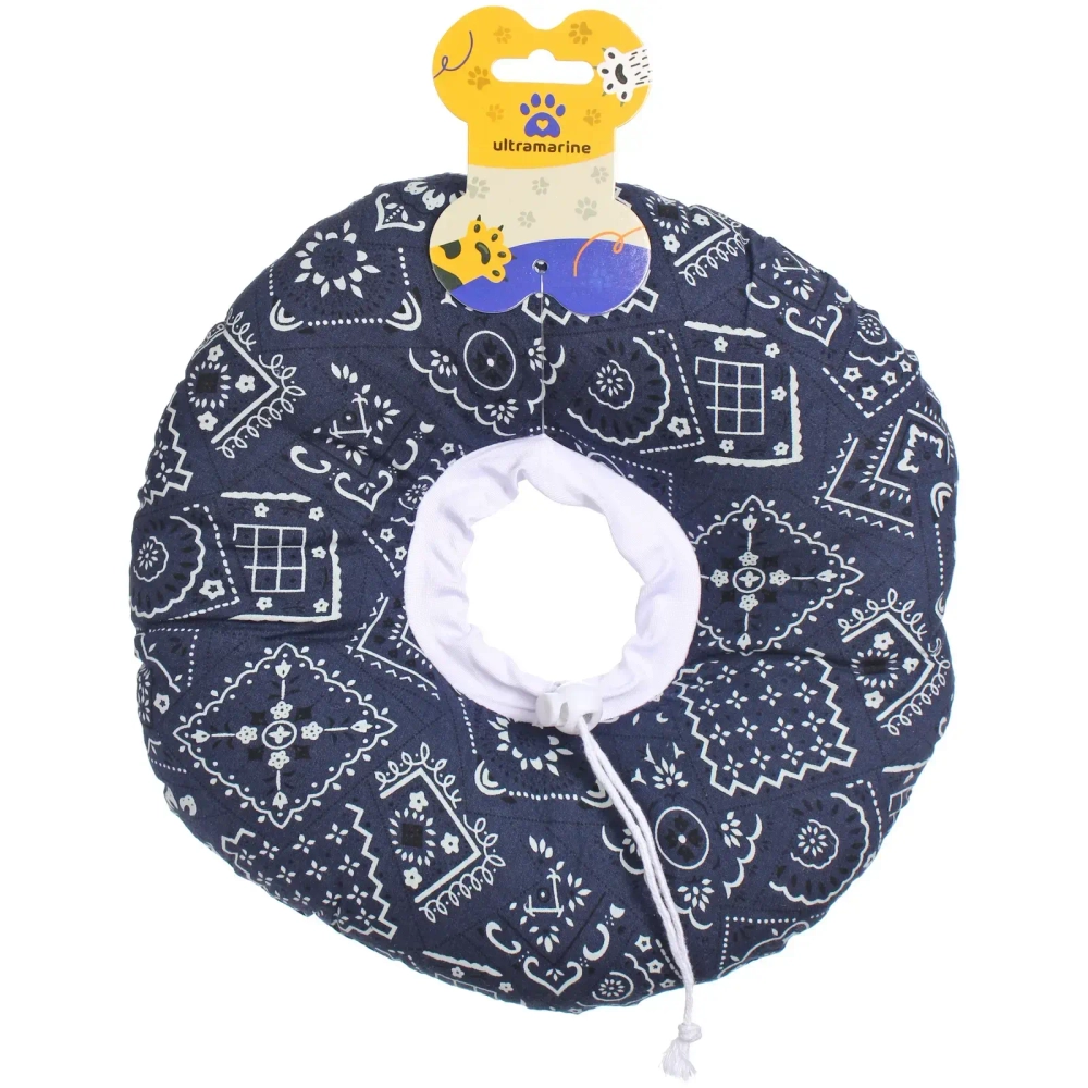 Воротник ветеринарный на кулиске «ЛЮБИМЫЙ БРО», классика, р S, окружность шеи 13-22см (лейбл)