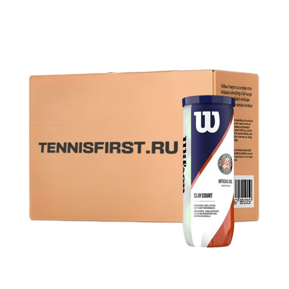 Мячи для тенниса для грунта WILSON ROLAND GARROS CLAY
