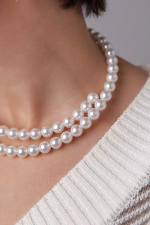 Чокер memory из белого жемчуга