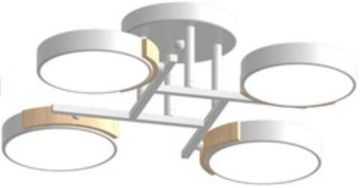 Потолочный cветильник LED4U L3210-440 WH