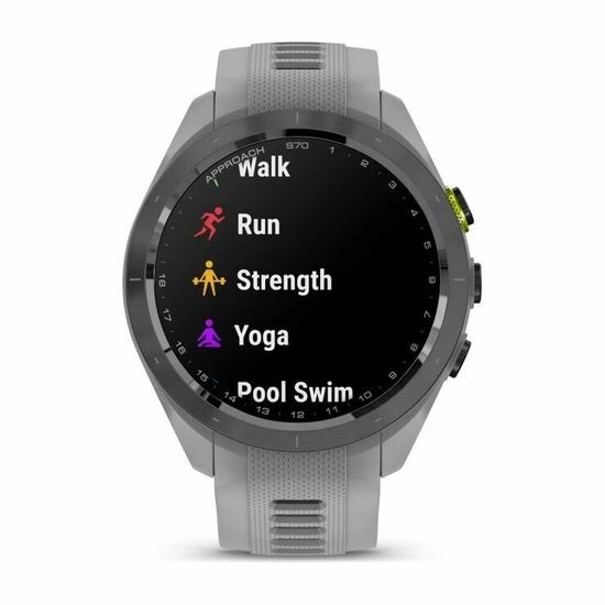 Смарт-часы Garmin для гольфа Approach S70 - 42 mm Black Ceramic Grey 010-02746-11