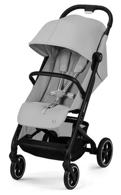 Прогулочная коляска Cybex Beezy 2024 Fog Grey с дождевиком и бампером
