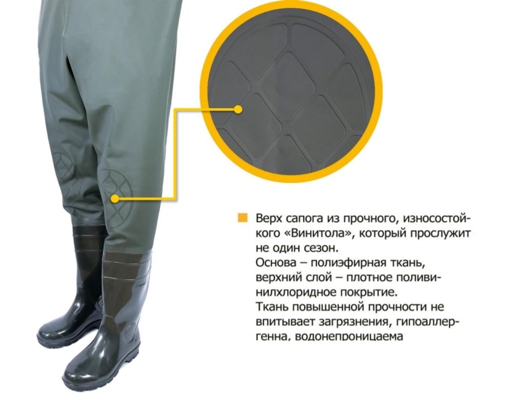 Полукомбенизон рыбацкий Д21-ПК