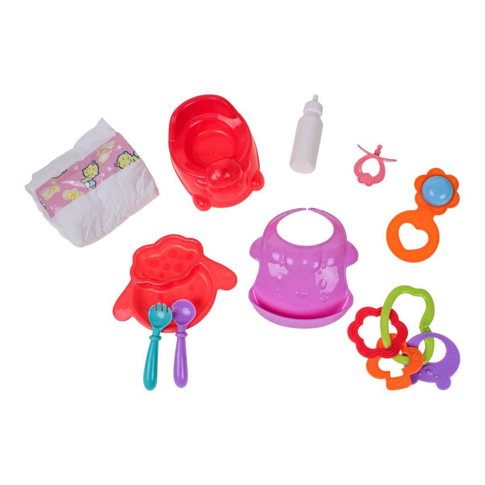 Пупс функциональный с аксесс., рюкзак WZB168-12