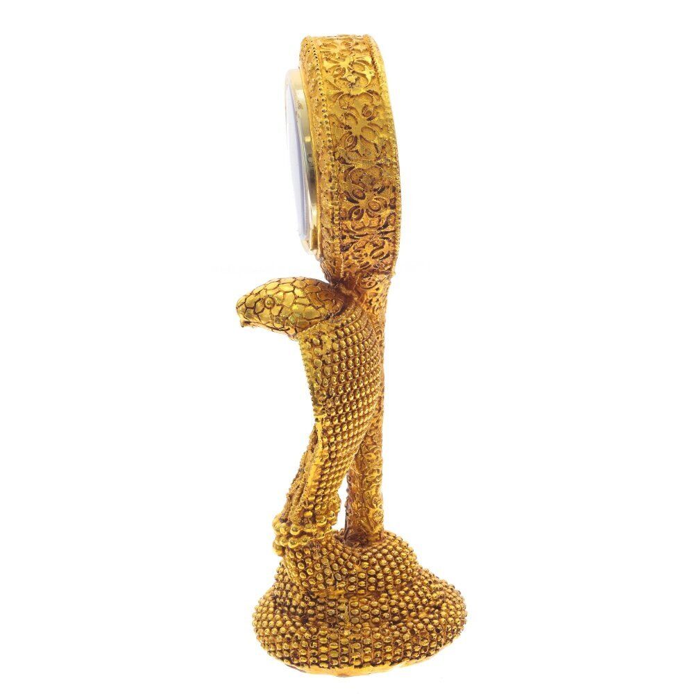 GAEM Фигурка декоративная с часами "Змейка" (1хААА, н/п), L9,5 W8 H22 см