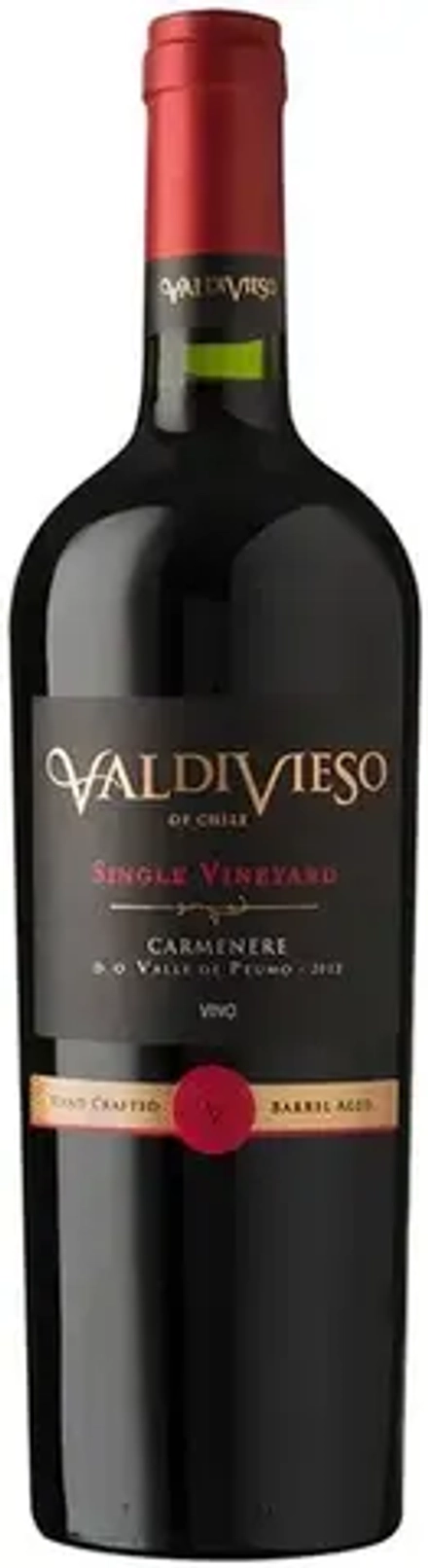 Вино Valdivieso, Single Vineyard, Carmenere, Peumo DO, 2021, 0.75 л