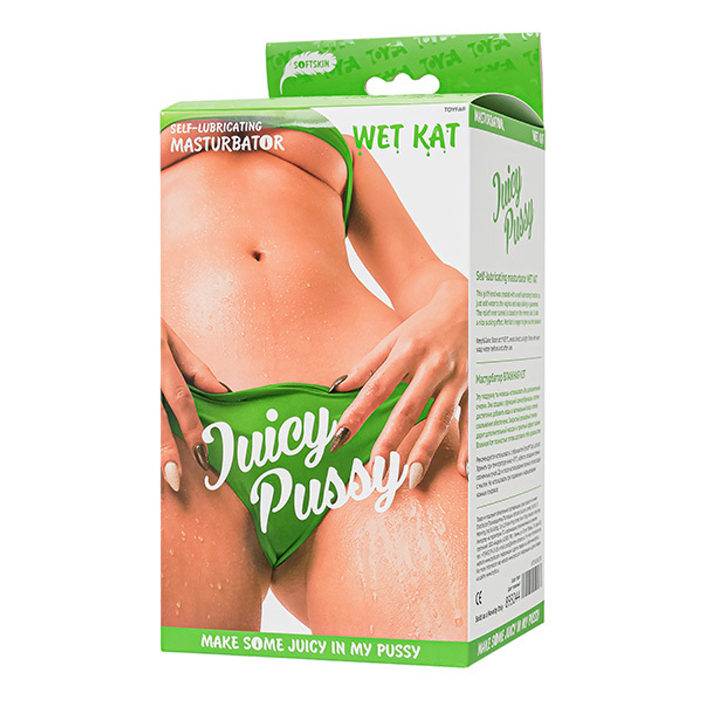 Мастурбатор-вагина 15см ToyFa Juicy Pussy Wet Kat 893044