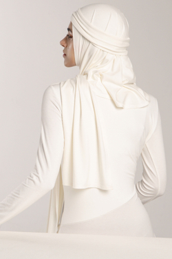 Хиджаб Молик тройка белый
