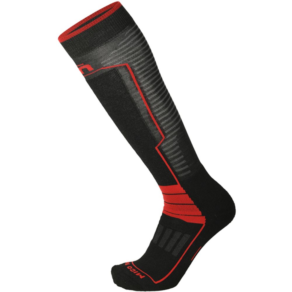 Термоноски MICO Ski performance sock in polypropylene 193nero rosso