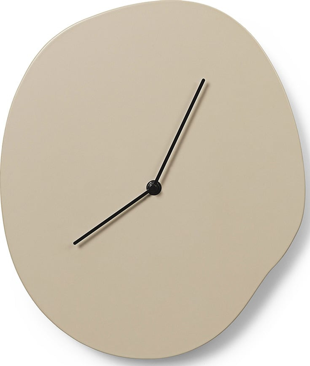Настенные часы Ferm Living Melt, МДФ, 28 33 см, бежевые
