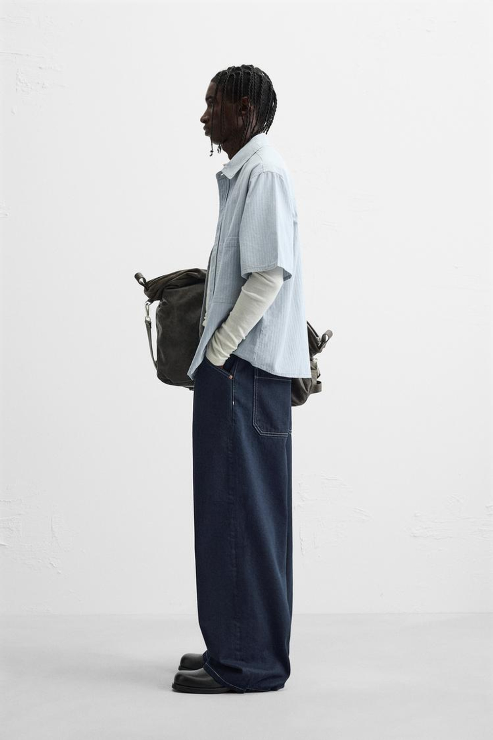 ZARA РУБАШКА В ПОЛОСКУ, ПОЛОСКИ